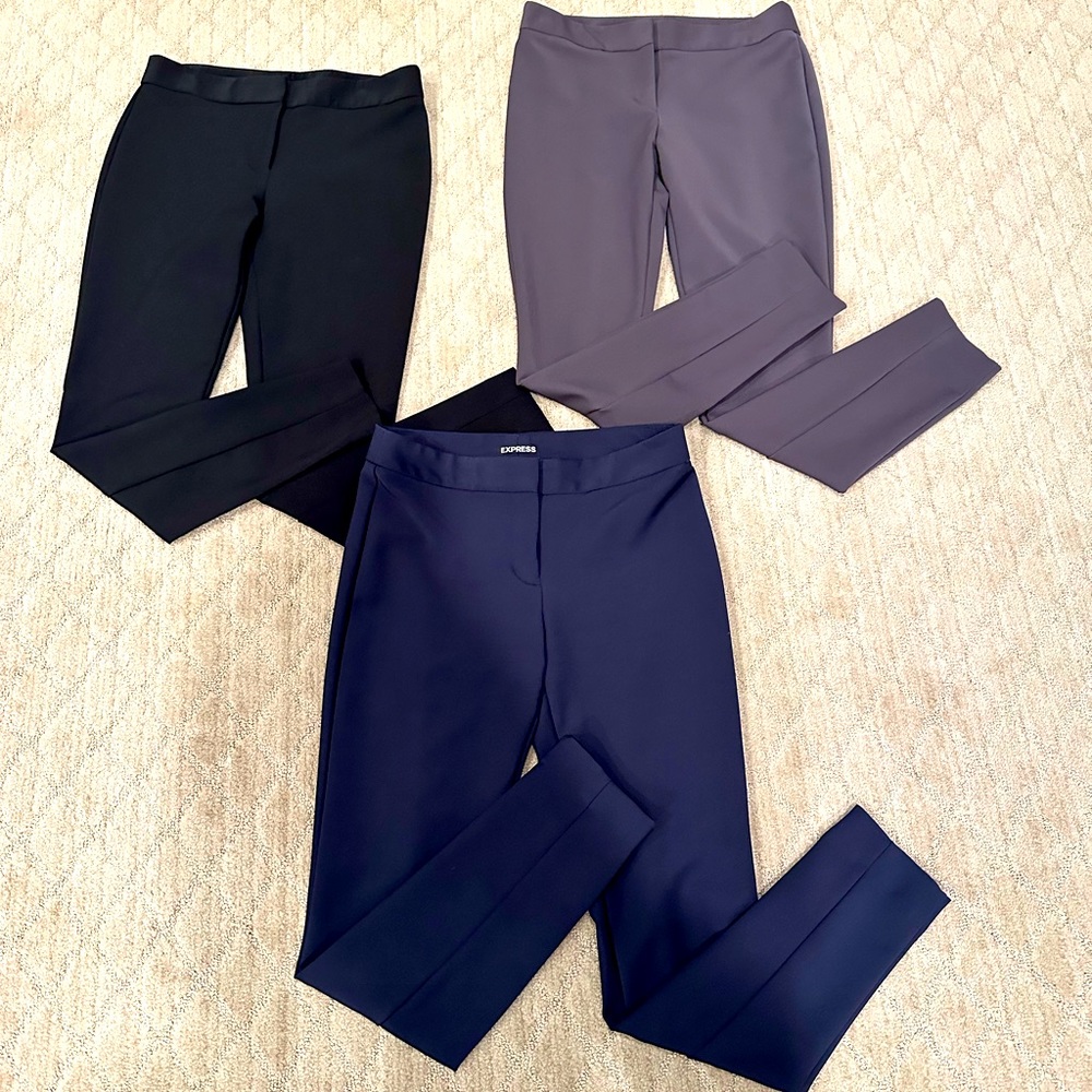 EXPRESS Work Pants Bundle!! Black, Grey, Navy